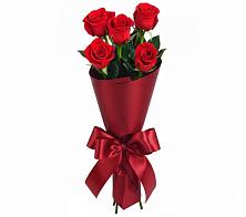 Букет 5 Красных роз Эдлесс Лав в Ромоданово