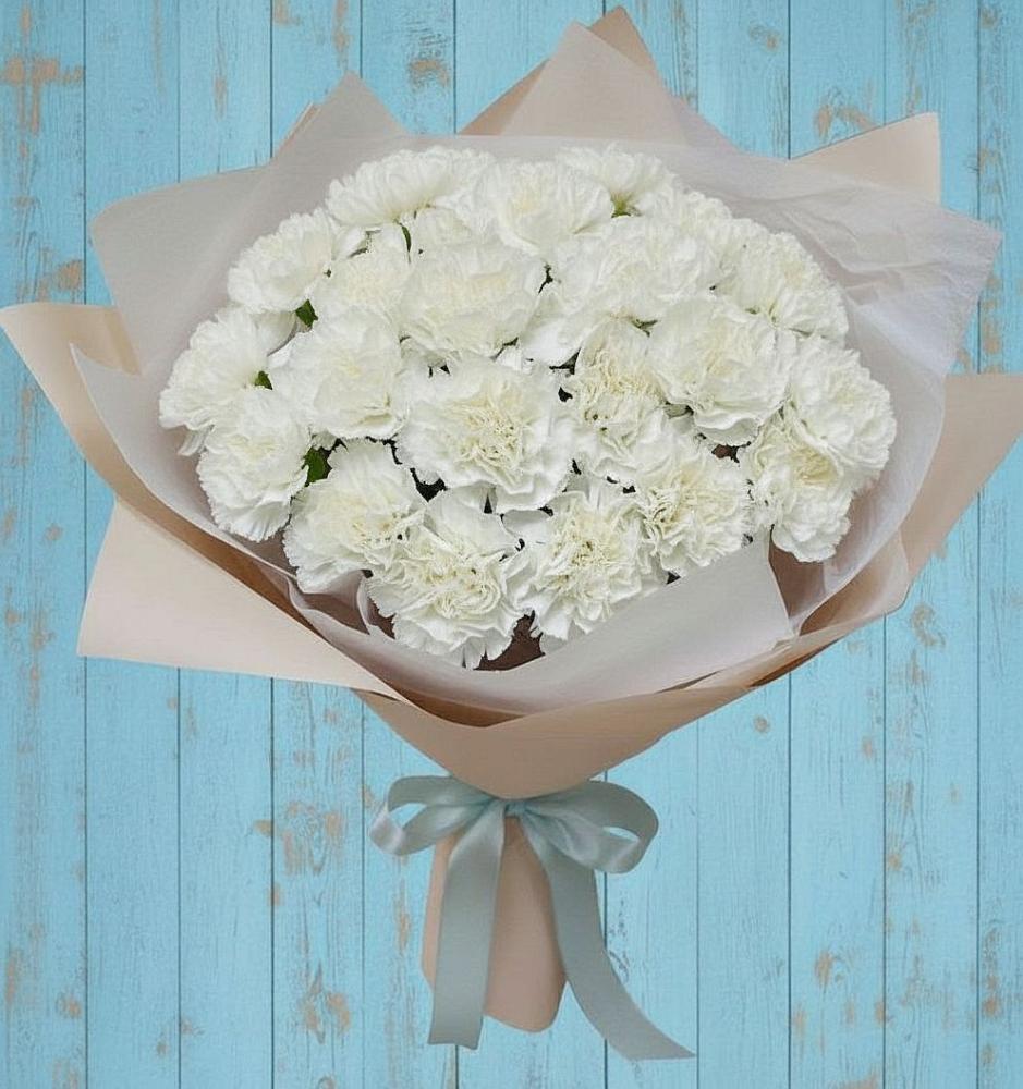 Букет цветов из: Гвоздики в Ромоданово