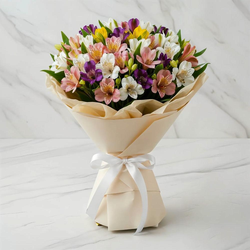 Букет цветов из: Альстромерии в Ромоданово