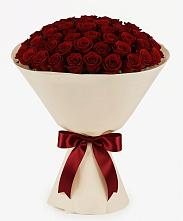 Букет 101 Бордовая роза Блэк Бакарра в Ромоданово