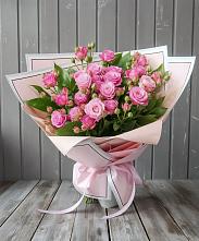 Букет Розовый кустик #REPLACE_PRED# Ромоданово