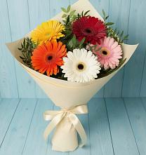Букет цветов из:  Герберы в Ромоданово