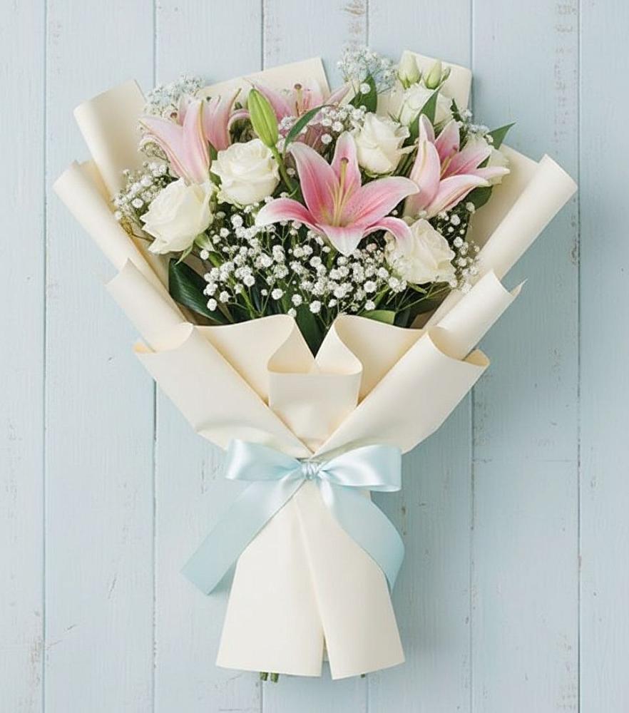 Букет цветов из: Лилии в Ромоданово