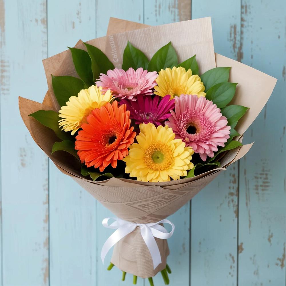 Букет цветов из: Герберы в Ромоданово