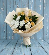 Букет цветов из:  Розы и Хризантемы в Ромоданово