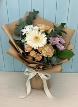 Букет цветов из:  Герберы и Хризантемы в Ромоданово