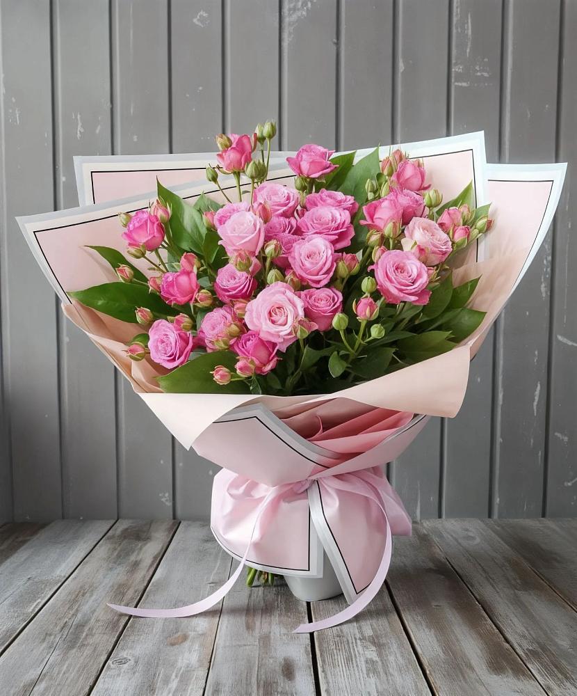 Букет Розовый кустик в Ромоданово