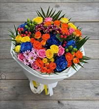 Букет цветов из:  Розы и Хризантемы в Ромоданово
