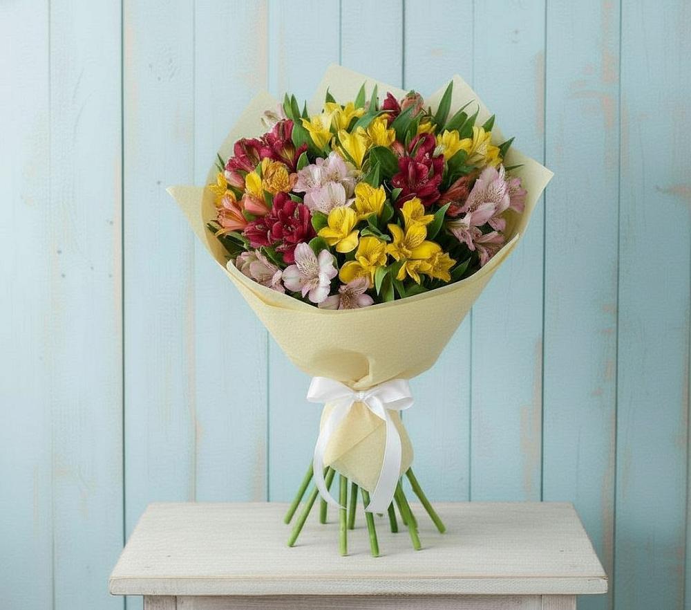 Букет цветов из: Альстромерии в Ромоданово