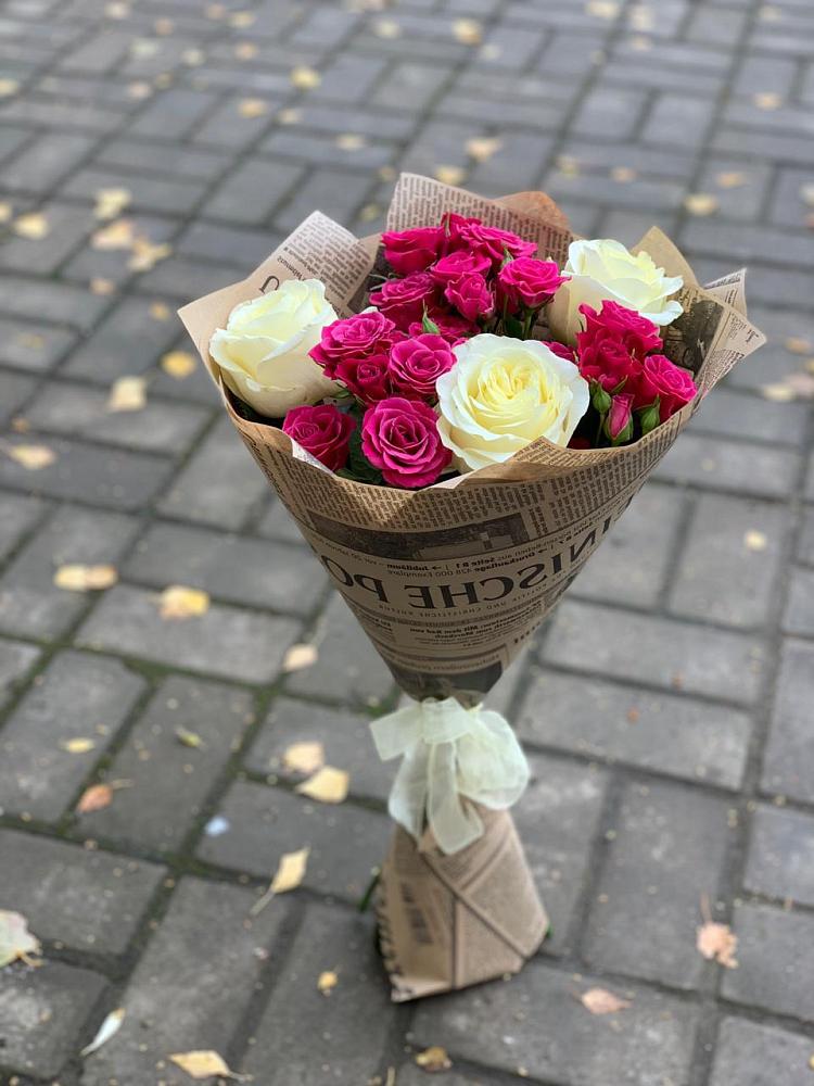 Букет цветов из: Розы в Ромоданово