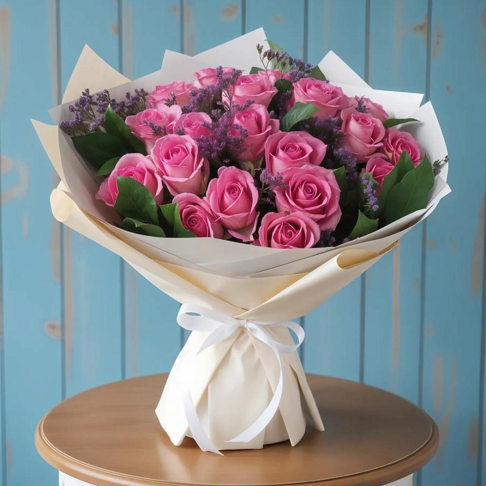 Букет цветов из: Розы в Ромоданово