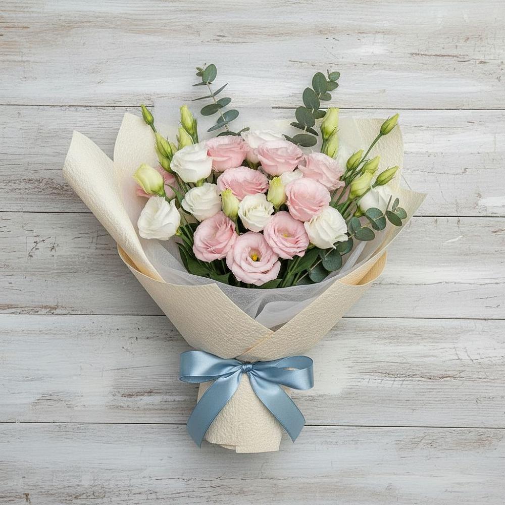 Букет цветов из: Лизиантусы в Ромоданово