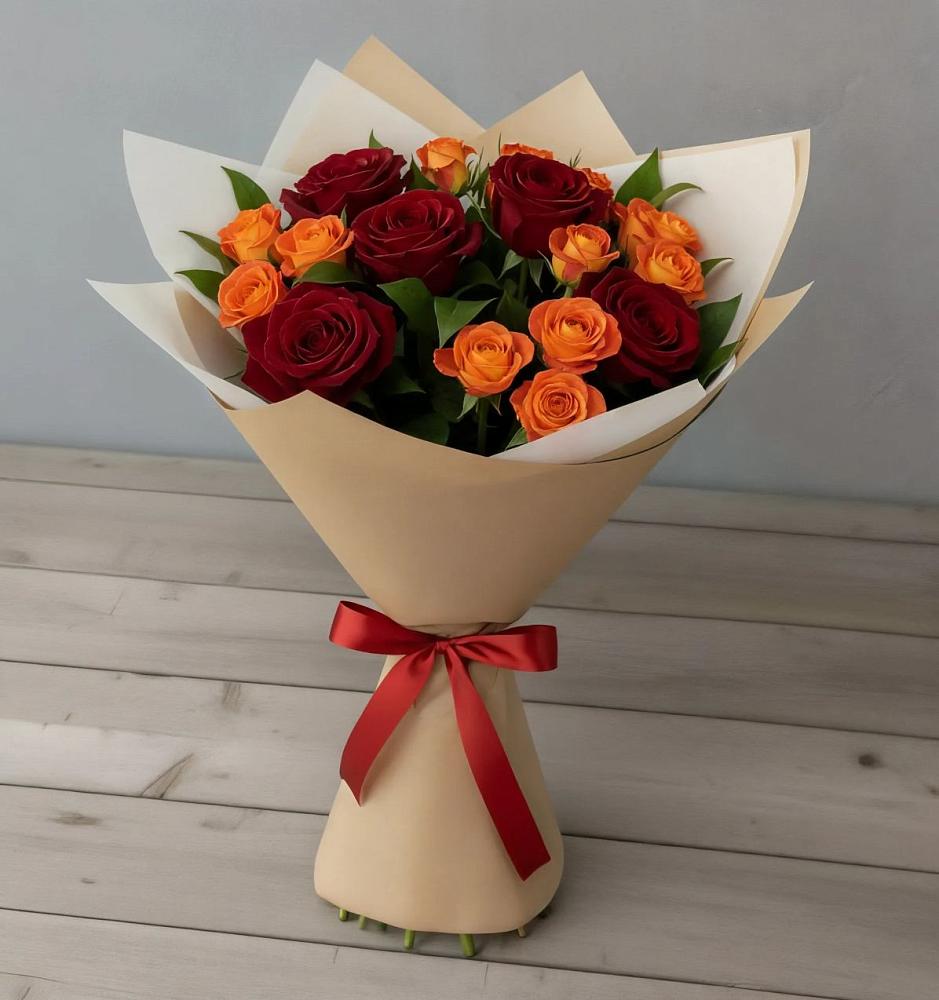 Букет Любовь и восторг в Ромоданово